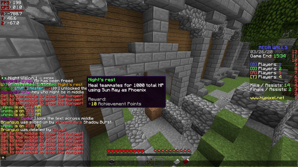 Recent achievements gg