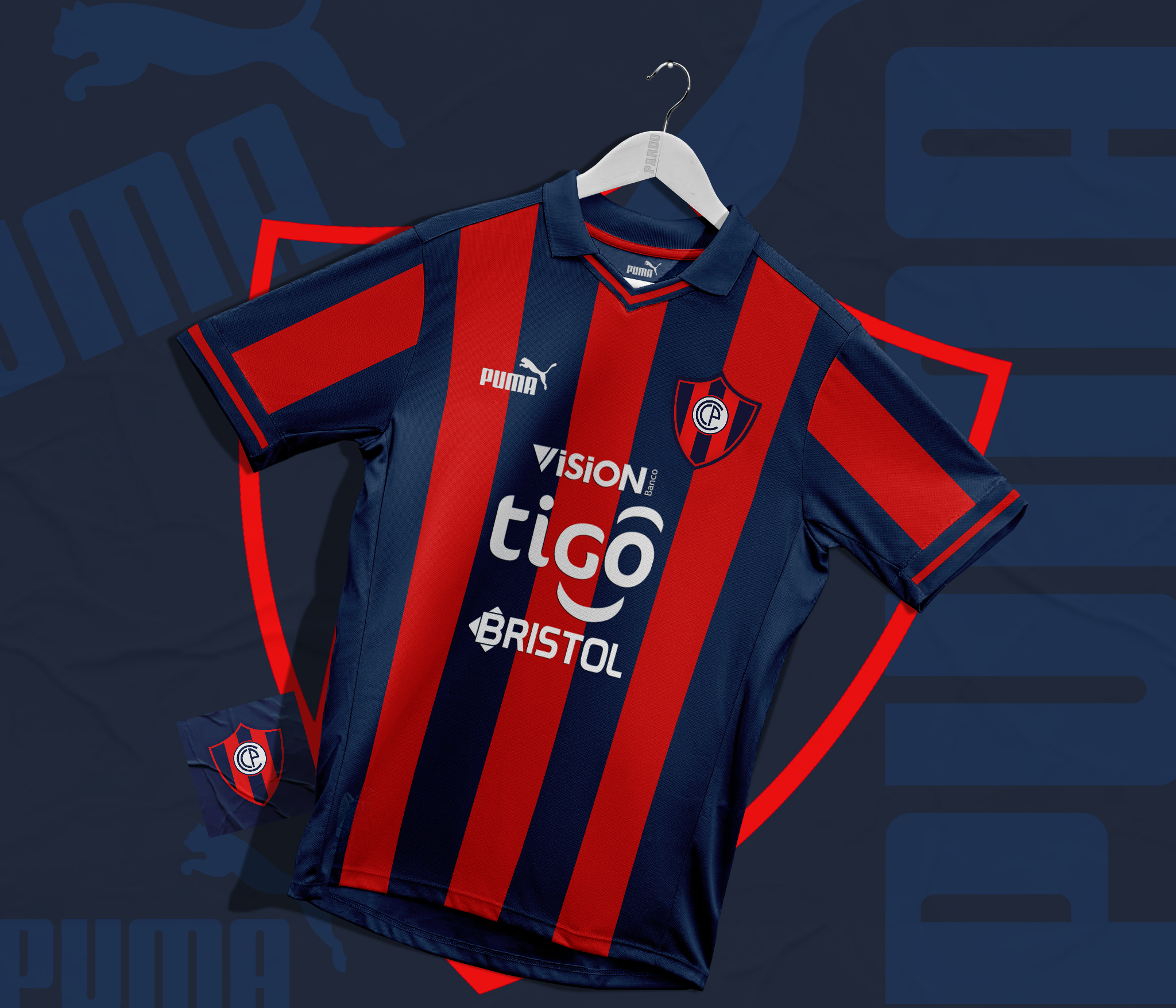 \ PARDO على تويتر: "CERRO PORTEÑO HOME | PUMA FANTASY Diseño retro, simple, limpio.. 💪😎🔵🔴🔵🔴🔵 https://t.co/nEFIiWT2Lh"