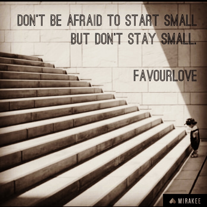 favour_olumese's tweet photo. It may not be easy to start small but #start. Once things get comfy, you may be tempted to relax rather than #grow but then you must choose #growth.
#start #quote #growing #quotes #MirakeeWriters #Mirakee #UsingYourGiftForGod #UsingYourTalentForGod #motivation #mondaymotivation https://t.co/aU72md4x76