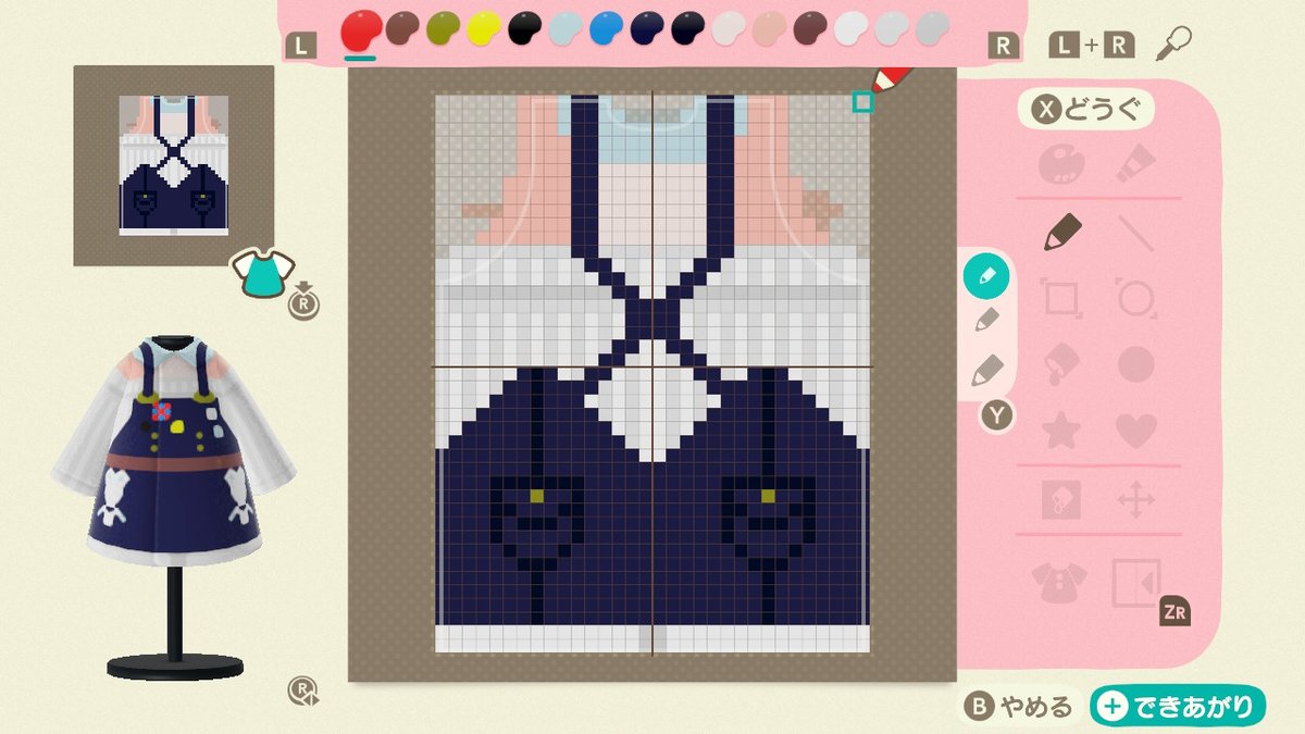 どうぶつの森 とび森 あつ森 マイデザイン集