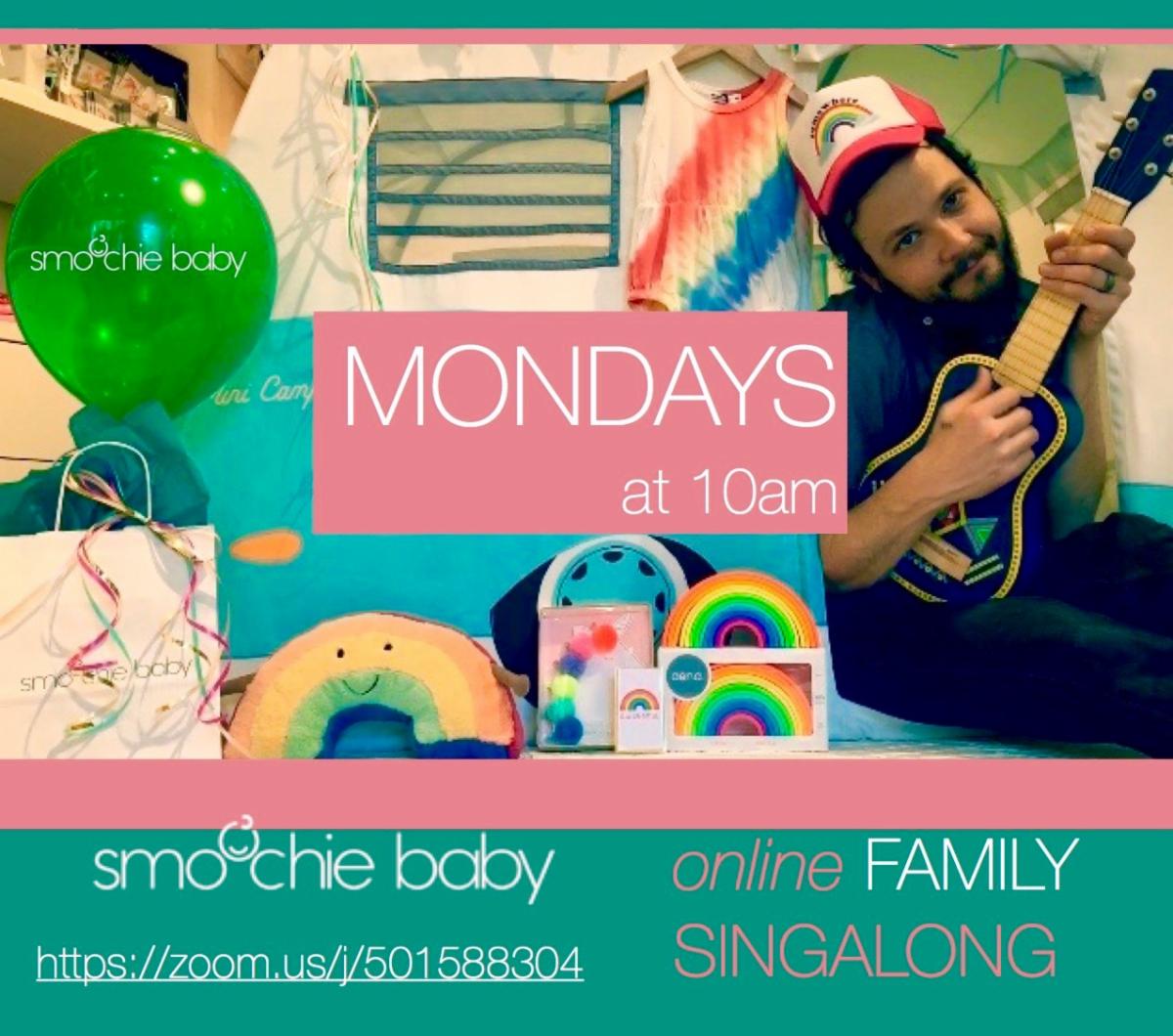 REMINDER! (online) Family Singalong w/ Kyle Tigges | Tomorrow Morning 10AM!#zoom #singalong #music #toddlerdevelopment #infantdevelopment #supportsmallbusiness #smoochiebaby #williamsburg #brooklyn #nyc conta.cc/3arFeT2