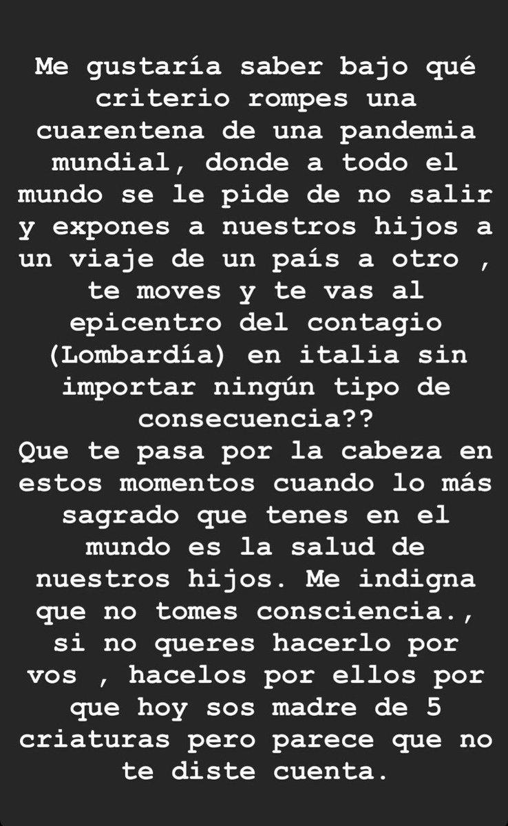 juanitagroisman's tweet photo. Chicos Wanda se llevó a los pibes a Lago di Como y Maxi la escrachó en twitter ajskajs https://t.co/cjOKHTWpbY