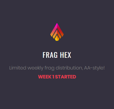 FragToken's tweet photo. 📢 FRAGHEX / WAVE 5 NOW LIVE! 📢

Week 1 of FragHex has started with 200k frags to be distributed each week! There's two ways to play and the event lasts 6 weeks! Remember wave 5 is the final supply distribution! 💪🚀 #trx #dapps #tron 

📑 https://t.co/rL3OIzJ1yg👈 CHECK IT OUT! https://t.co/BaSOrhnURI