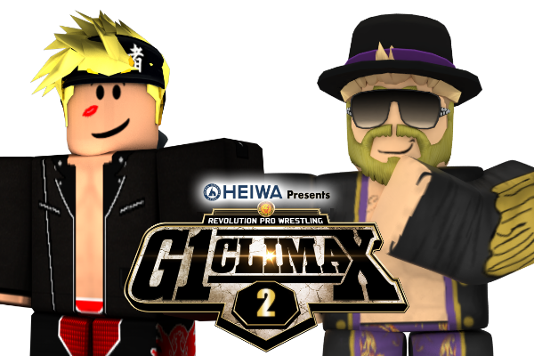 RPWxTRNKS's tweet photo. TOMORROW:
The G1 Climax wraps up, as @UnstableKen, the winner of the A Block takes on @ROBLOXSpectacle, the winner of the B Block!
#rpg1 https://t.co/MoKnjQi1sZ