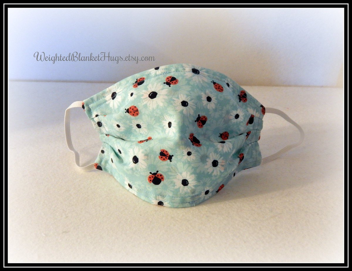 weightedhugs's tweet image. Reusable and washable face mask available.  #etsy #facemask #earloopmask #surgicalmask #weightedblankethugs  etsy.me/33Z4eOX