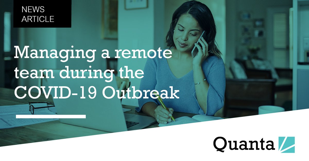 QuantaInsurance's tweet image. Have you got staff working from home for the first time during the COVID-19 crisis? Here are some tips to keeping your team motivated &amp;amp;feeling less isolated while at home &amp;gt;&amp;gt; quanta.com.au/news/news/mana…
#coronavirus #virus #COVID19 #news #business #insurance #pandemic #insurancebroker