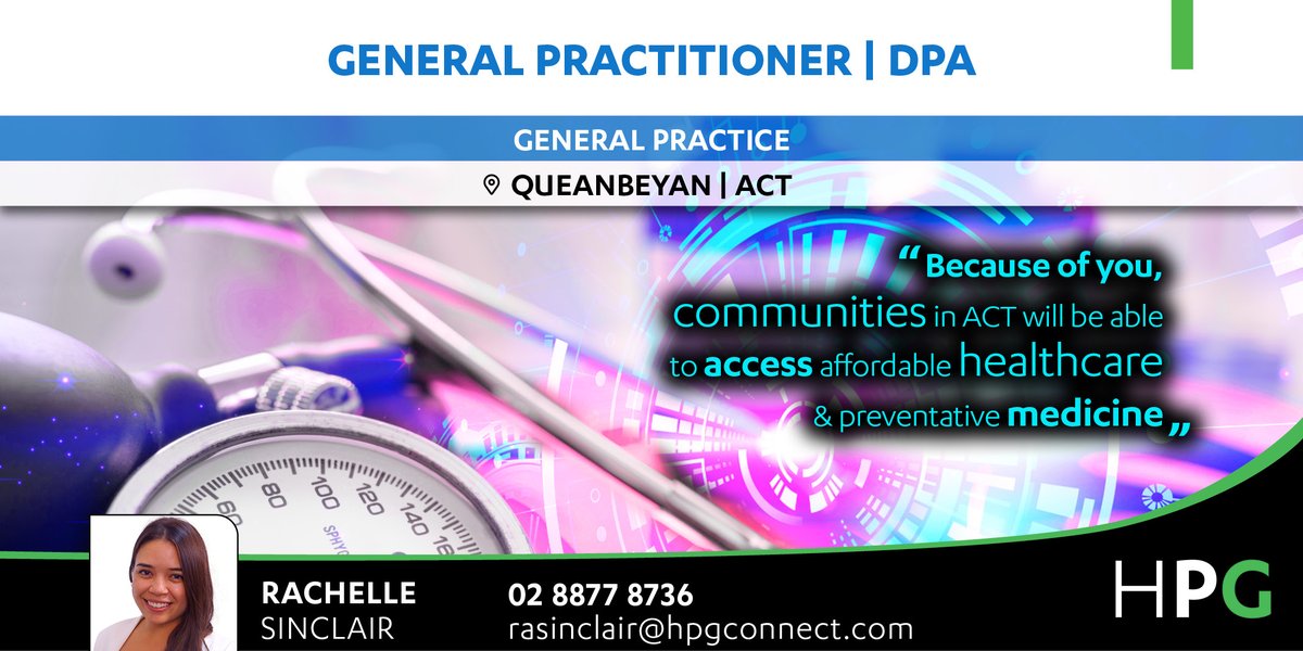 DPA location 10 minutes from Canberra centre. Morning to evening hours available. 70%- 75% of billings that range from $400k- $600k annually. Work in a beautiful new facility with opportunities for sponsorship (VR only). 
bit.ly/2JqUKCC for more details.