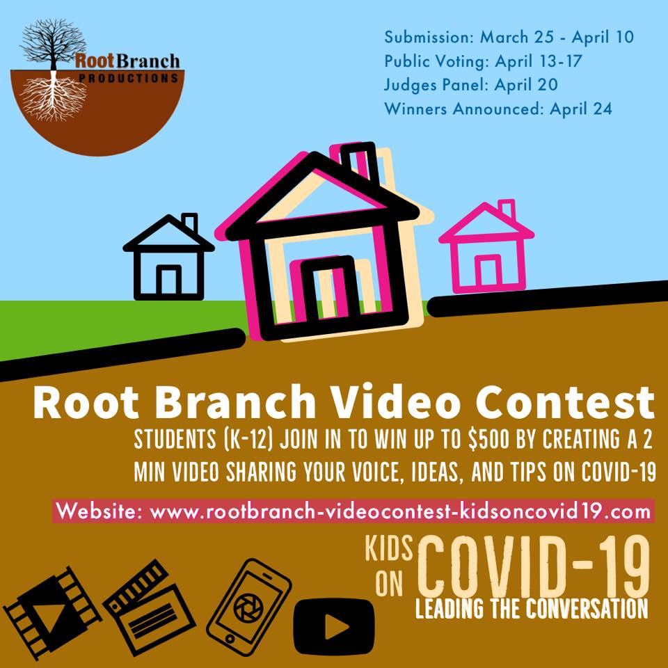 RootBranchMG's tweet image. Root Branch Launches National Video Contest - Kids on COVID-19 - mailchi.mp/dbd3a48e3ed3/r…