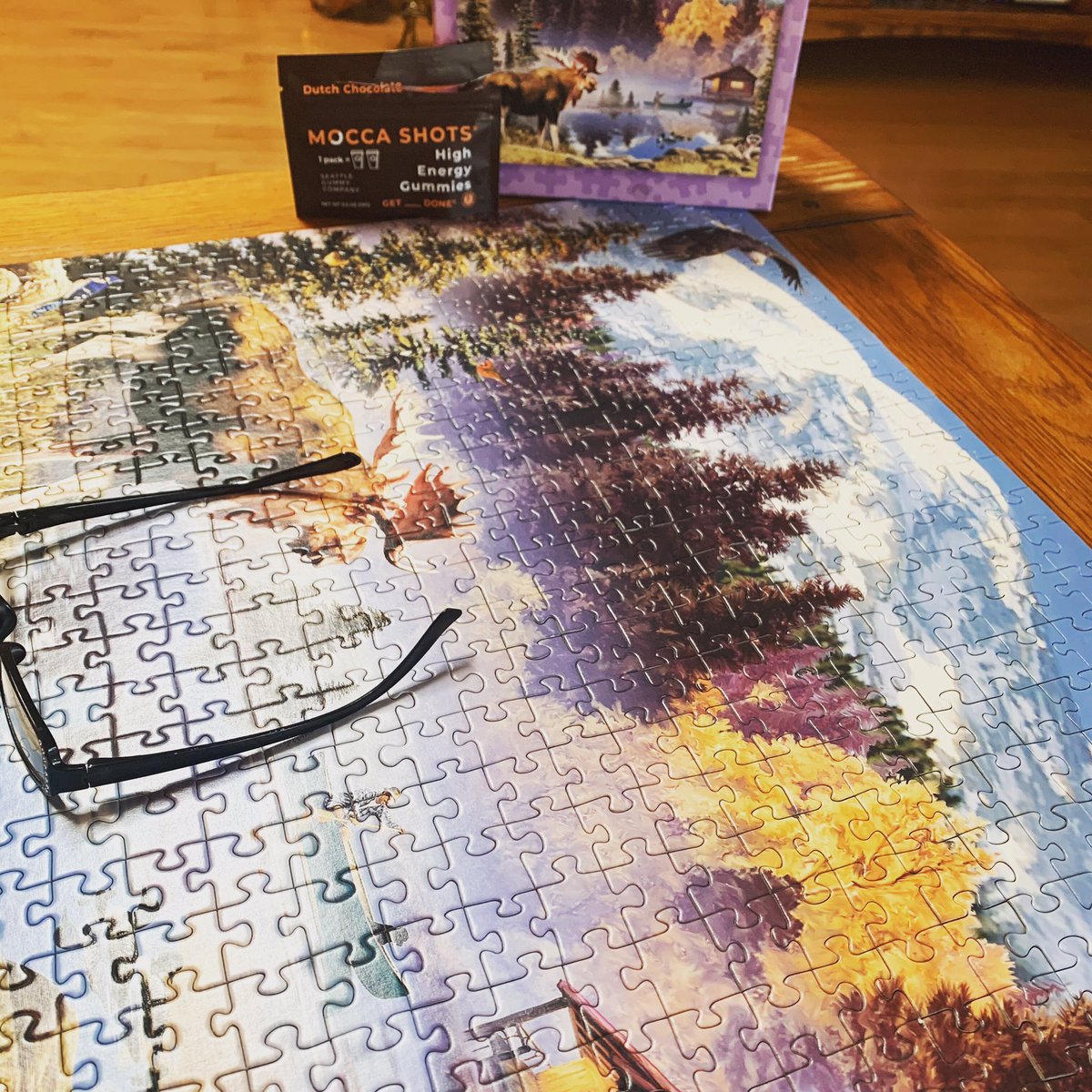 SeattleGummy's tweet photo. GET puzzle DONE!
Trying to work from home, entertain the kids, and keep the house clean? Mocca Shots work fast so you can do it all! Get social distancing done!
#staysafe #stayfocused #energyboost #get____done #boostenergy #naturalenergyboost #foundonamazon #fitnessaddict https://t.co/UfEQGu08hr