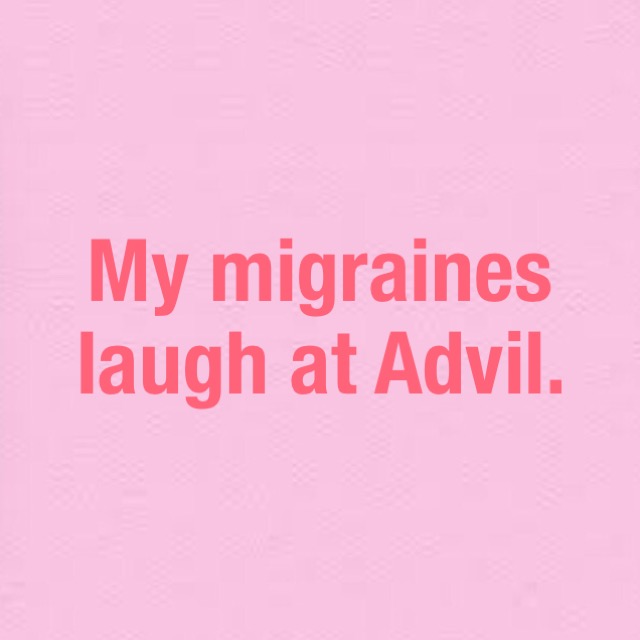 MigraineAgain's tweet photo. #migraine #advil #medicine #headache https://t.co/hnfQiMa8dN