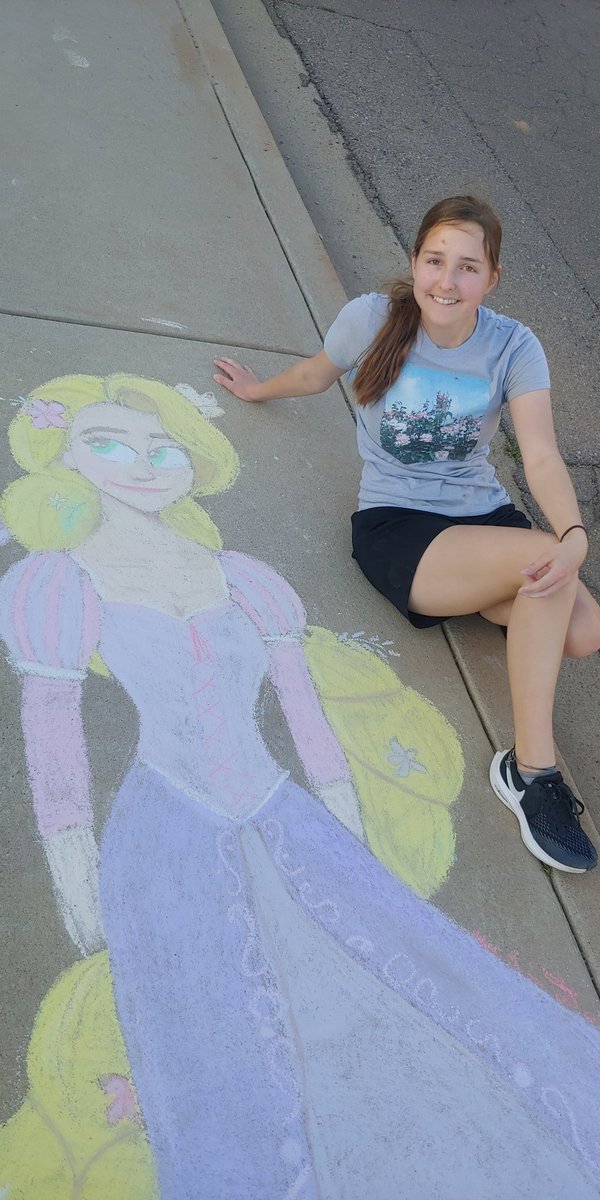 My 14 year old did this for all the neighborhood girls that come by so they would be happy. God given talent. Heart of gold.