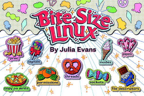 sysadmbr's tweet photo. Julia Evans é programadora, mora em Montreal e é criadora do Wizard Zines. O zine sobre Linux está grátis (https://t.co/xGALoW4O2O). https://t.co/Aqk9jtscDb