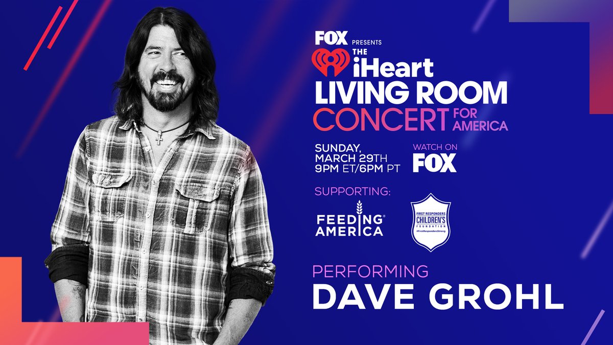 945thebuzz's tweet image. If you're not watching the #iHeartConcertOnFOX, you're missing Dave Grohl right now!