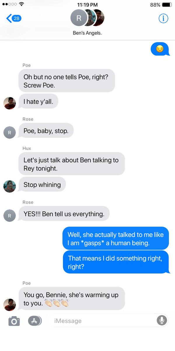  𝟭𝟭𝟴.ben tells his friends about the baby steps he's taking.