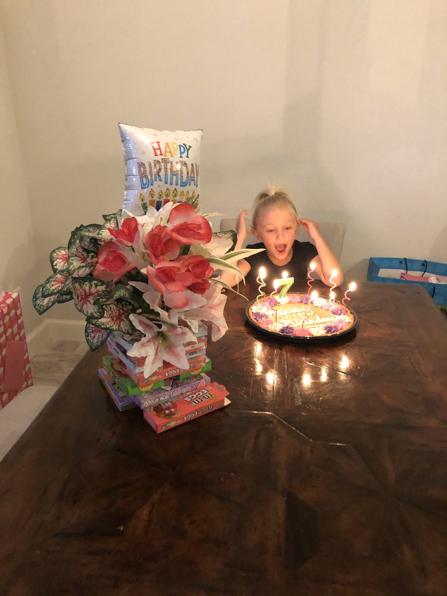 BerkleyGray7's tweet photo. Celebrating birthday number 7 tonight!!  #AprilFoolsBaby https://t.co/L7jUIrPB41