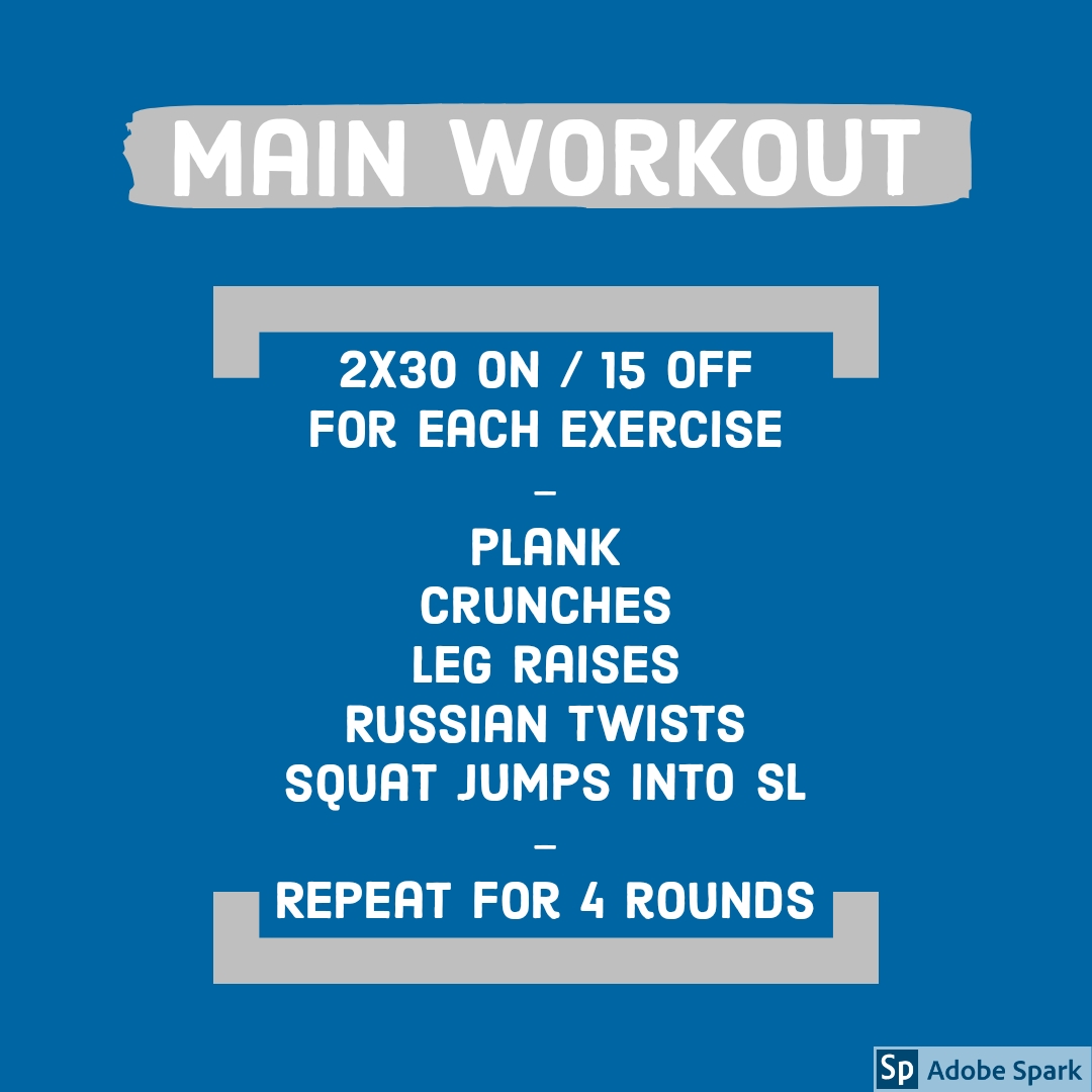 BBFSwimClub's tweet photo. Let's start week 2 with a great CORE!
Some of you like getting your workouts in early, so here's an AM one for you π₯
Be sure to keep proper form throughout, especially controlling the hips!
Also, keep an eye out for session 2 later today! π #core #dryland #TEAMBLUEFINS https://t.co/RoQYvwfjro