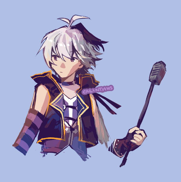 V Flower 豆 子 Dying From Schoolのイラスト