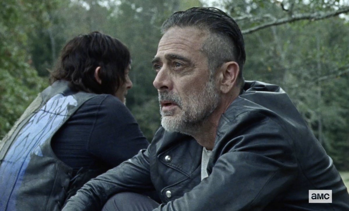karenmerryman's tweet photo. Daryl’s just like all of us fans and @RobertKirkman, we just can’t help liking Negan #Negan #Daryl #Caryl #menbonding #girlfriend #galpal #TheWalkingDead #twd #LookAtTheFlowers https://t.co/uv4Pj3xYsz