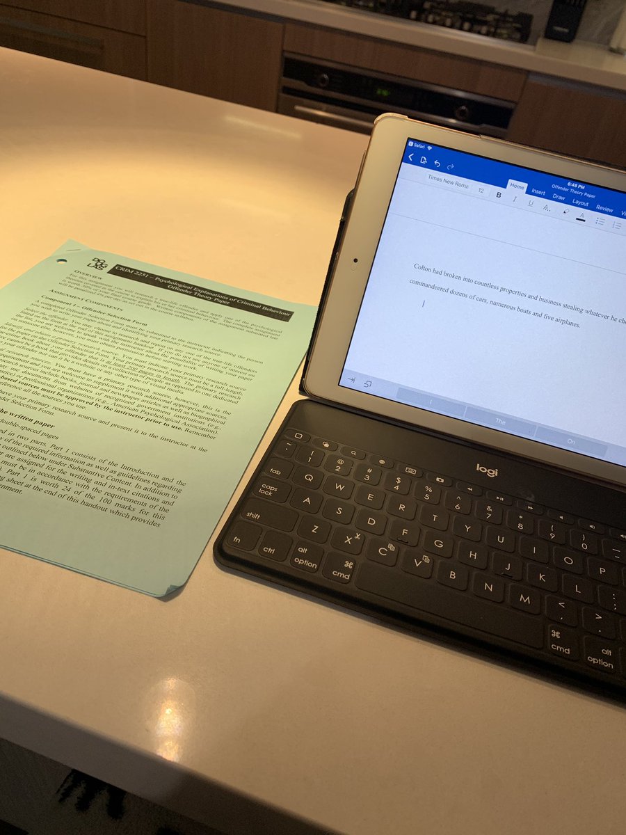 cdaniellebrown's tweet photo. Can’t think of a better way to keep my mind off the current situation than immersing myself into finishing my term paper #offendertheorypaper #douglascollege #socialdistancingsunday https://t.co/z9506fwDAu