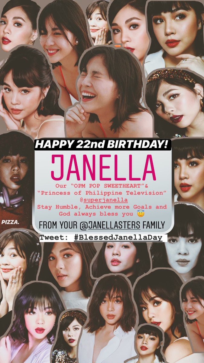 JANELLAsters's tweet photo. Today is the day!! We are having our twitter party for our birthday girl @superjanella 💞

Post your selfie with @superjanella  tag her and us @JANELLAsters on twitter, facebook and IG/IG Story. Compose your sweetest message for her! 

Use the hashtag: #BlessedJanellaDay https://t.co/tbdOjTmEJt