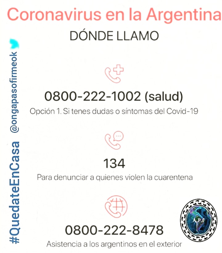 ongapasofirmeok's tweet photo. #QUEDATEENCASA  y seguí estas recomendaciones. Nos cuidamos entre todos. https://t.co/QSF7EB93i6