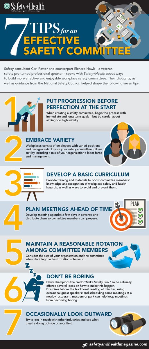 NDWSI's tweet photo. 7 Tips for an Effective Safety Committee https://t.co/ltvpT6g02E