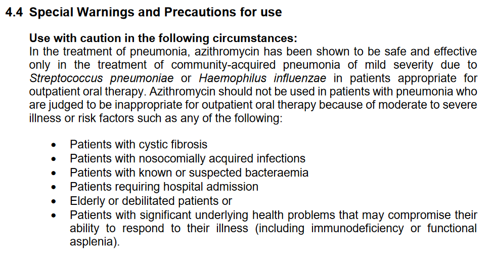 thegremlin's tweet photo. @ReuniteNZ Azithromycin is approved for some of the complications patients could see along with covid-19 infection. However medsafe NZ suggests against using it for elderly patients. Source https://t.co/gcdS8G9rne https://t.co/TSfrfxrnoI