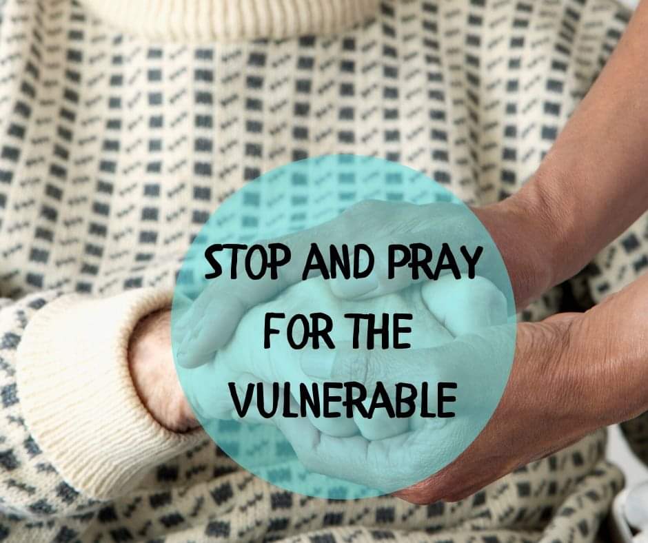 Pray for the health and protection of the vulnerable.
Pray for those with chronic illnesses.⁠
Pray for those with cancer.⁠
Pray for those above the age of 65.⁠
Pray for those with lung issues.⁠
Pray for those who are pregnant.⁠
Pray for those with heart disease &amp; diabetes