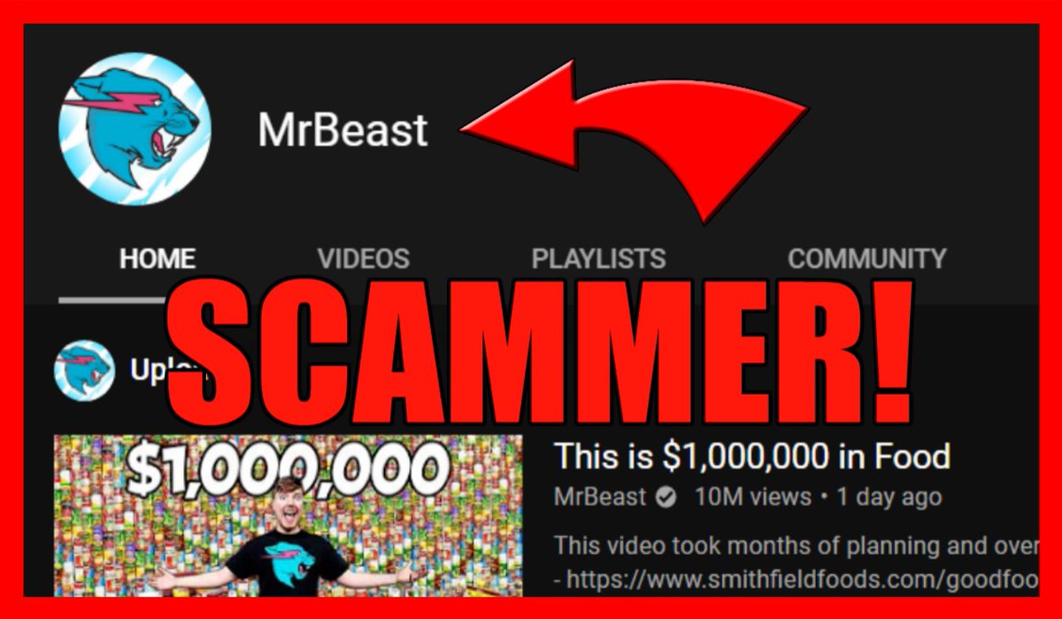 MichaelFessey's tweet photo. MR BEAST SCAMMER EXPOSED UPDATE!! (SCAM BOT WAR!!)
.
https://t.co/DcTPbhhFBL
.
.
#whatshallwedonext #Tyler #XimerTracksSubToMe #XimerTracks #TheComicalCanadian #TrapTown #JohnGreen #TrapTownNCS #Tim #WestonVaughn #Shviko #MrBeast https://t.co/Aj6yFDJtgN