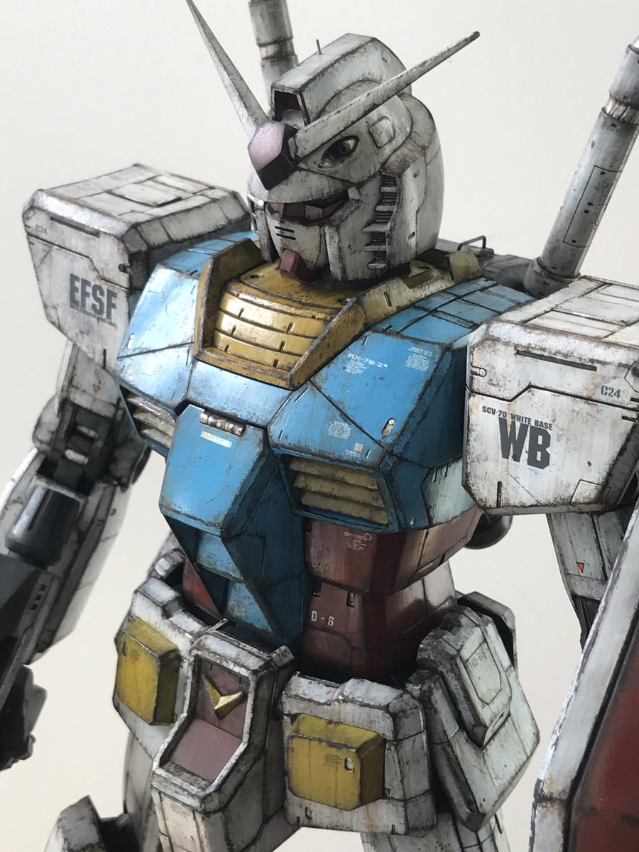 さいそう メガサイズガンダム完成しました ガワラ立ちもカトキ立ちもどっちも似合うのは やはりこの大きさがあってこそ ガンプラの画像貼るとrtされると聞いて