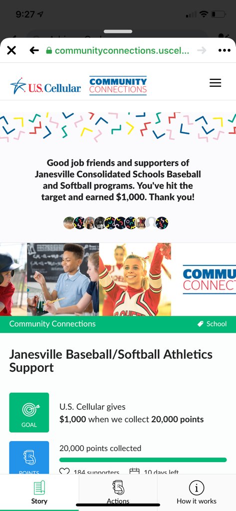 JCSDBaseball's tweet photo. We did it! Thanks everyone for your help! https://t.co/G42bZfZPG0