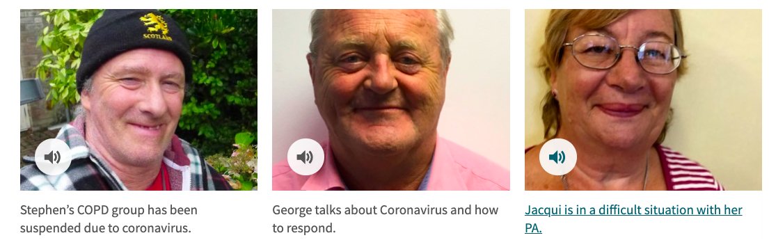 How are ppl w #dementia coping with #Covid_19?

Hear reflections from <a href="/george_rook/">George Rook</a> <a href="/JacquiBingham/">Jacqui Bingham</a> <a href="/TommyTommytee18/">tommy dunne BEM 💙</a> <a href="/agnes_houston/">Agnes Houston MBE</a>  <a href="/chris40781/">Chris Maddocks</a> <a href="/PaulTamblin/">Stephen Paul Tamblin</a> ...

Listen here bit.ly/2UrK8cV 

<a href="/DementiaTweets/">Dementia Diaries</a> 
#DementiaInspire
<a href="/TNLComFund/">The National Lottery Community Fund</a>