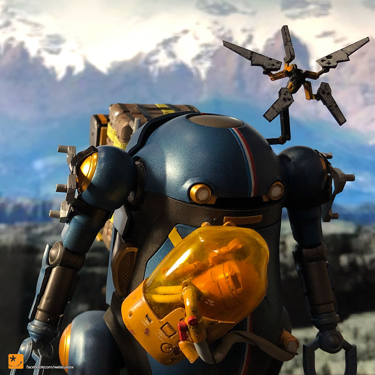 weistudio's tweet photo. My latest work. Custom Porter WeGo. Keep on keeping on! #DeathStranding #mechatrowego #KojimaProductions @HIDEO_KOJIMA_EN https://t.co/A9VkC95oVs