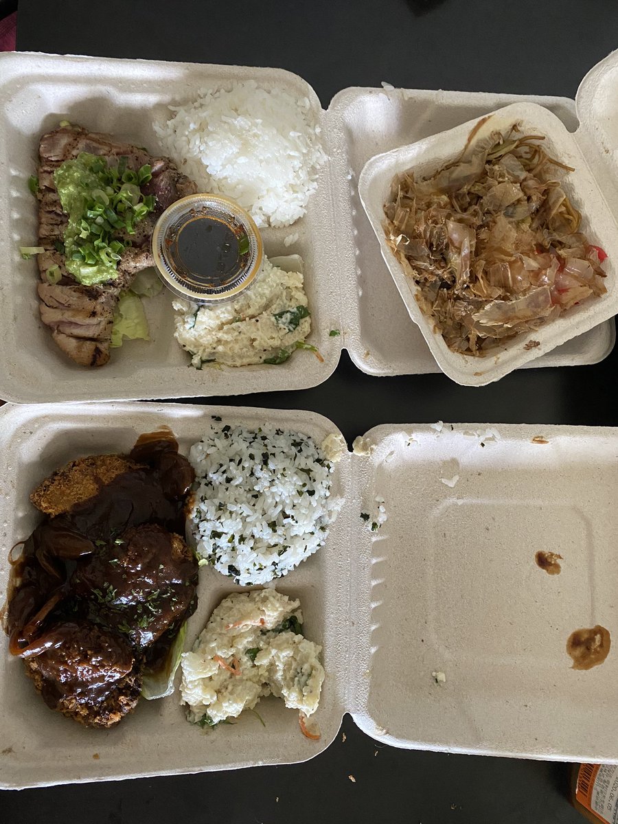 akamissski's tweet photo. Thank you @KeepHICooking and Pioneer Saloon for the delicious meal and for @CPBHawaii for splitting the bill! #KeepHawaiiCooking https://t.co/r7nvkKY3uw