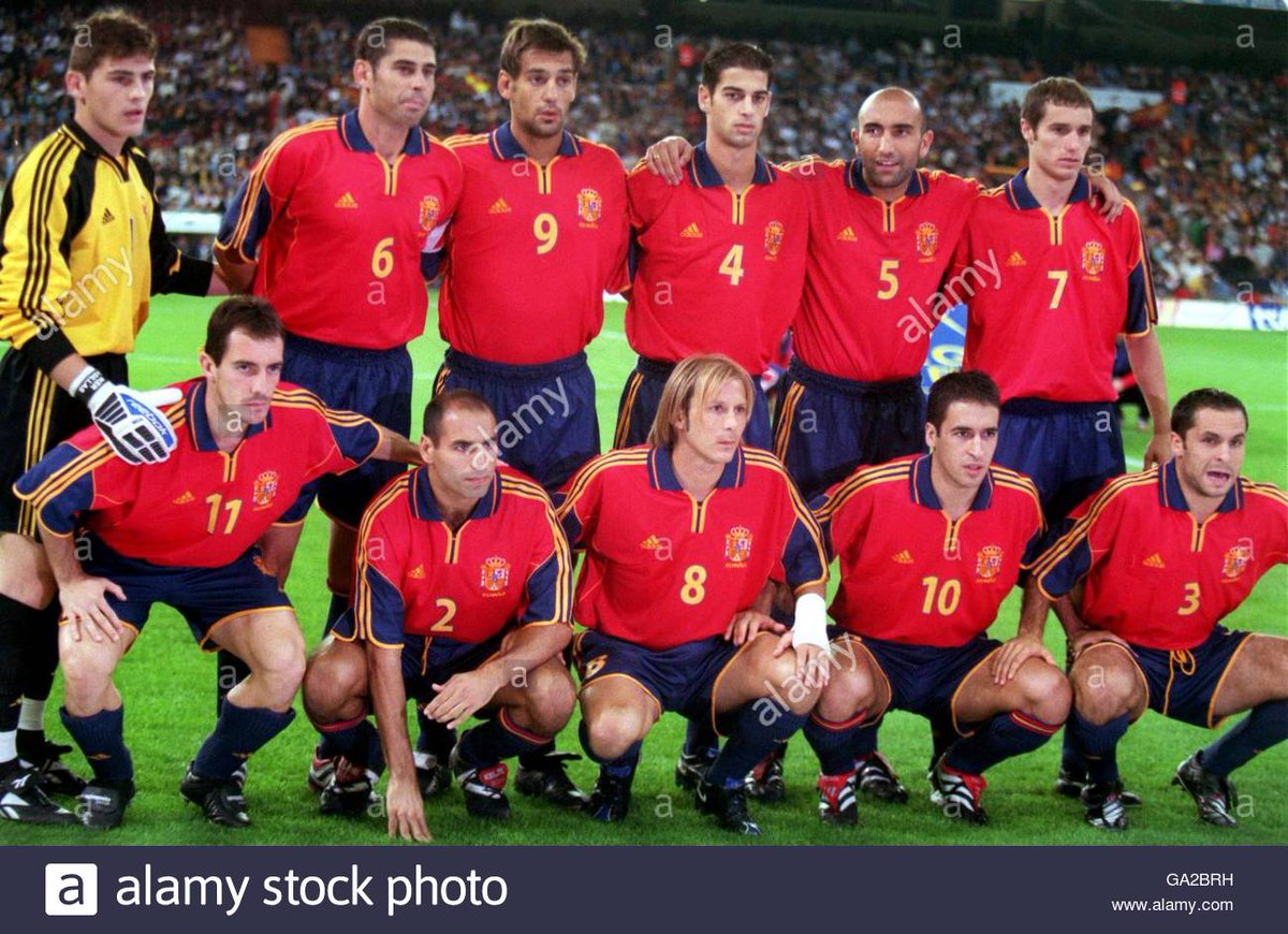 IB_FOOTBALL's tweet photo. Dari skuad timnas Spanyol ini, nomor berapa aja yang pernah bermain untuk FC Barcelona. 
#dirumahaja #StayAtHome https://t.co/TniIdZSNG7