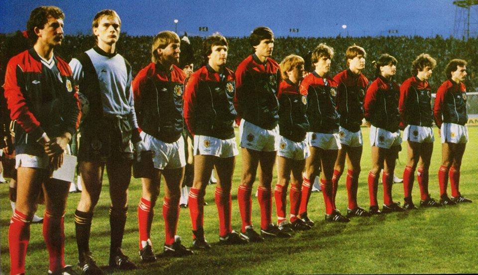 davstu11's tweet image. From this day in 1983 as Scotland lined up to play Switzerland in a Euro Qualifier. The game ended 2-2 with Scotland coming back from 2-0 down through goals by John Wark and a rather spectacular one from Charlie Nicholas.