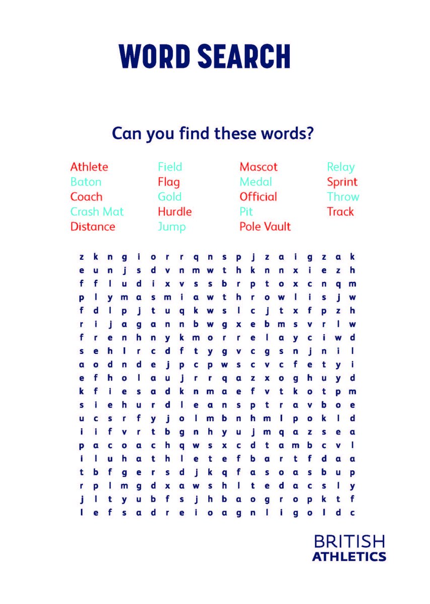 BritAthletics's tweet photo. 🤔 Stuck with something to do with children during this time?

🖍 How about printing out and completing our children's activity packs?

👀 Keep your eyes peeled tomorrow for part two.

* You can find a PDF version here: https://t.co/qtwONbF1vQ https://t.co/JL207XBTdk