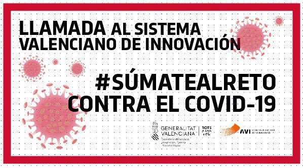 El plazo límite para presentar tus soluciones innovadoras contra el #Covid_19 es el viernes 3 de abril, a las 20 horas. #SúmateAlReto 

✅ EPIs
✅ Soluciones para detección, prevención y tratamiento del virus
✅ Soluciones para fabricar ventiladores

➡️innoavi.es/es/llamada_cov…