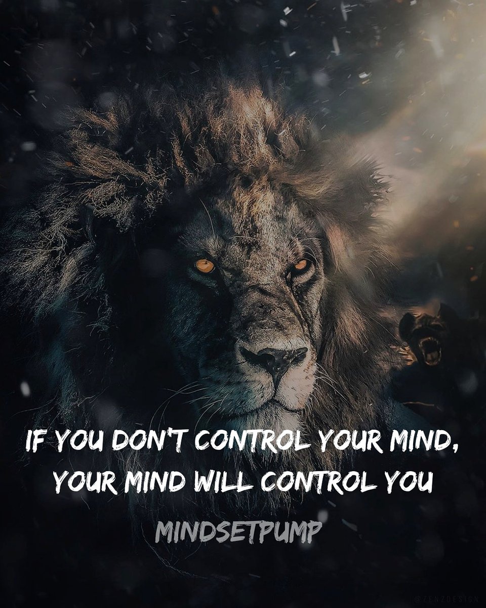 MindsetPump's tweet image. Try to stay in control of your thoughts. Don't let you dark thoughts take over your mind.  @zenzdesign
instagram.com/p/B-UjiAwhjFX/…