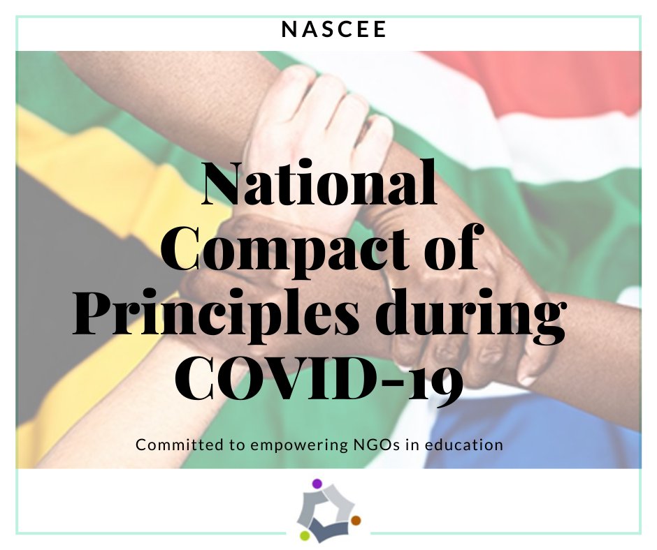 In striving to continuously empower NGOs in education through improving their capacity, effectiveness, and collaboration, NASCEE asked all education partners to collaborate on on National principles, the response was wonderful, see nascee.org.za/news-events/na…