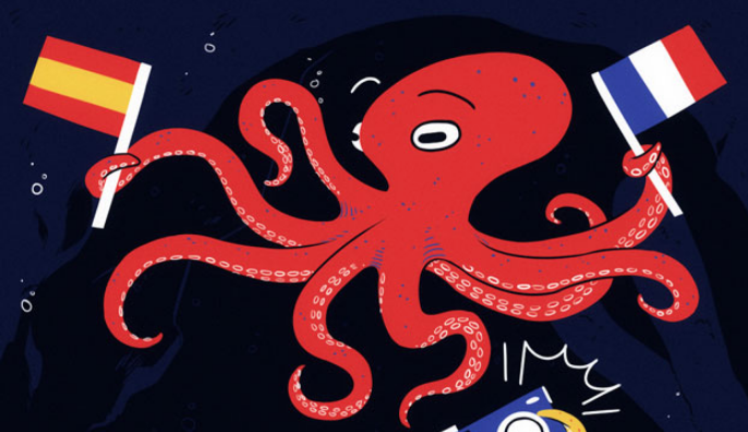 Paul no es un ser humano. Es un pulpo que jamás tocó una bola y se convirtió en una estrella del fútbol sin dejar nunca su acuario: «El pulpo, un genio incomprendido».
Nueva publicación en Principia, por <a href="/giulionigro87/">Giulio Nigro</a> · Ilustra <a href="/mandykurosaki/">mandy 🦎🥂🎻 VGEN + COMM OPEN</a> 
principia.io/2020/03/30/el-…