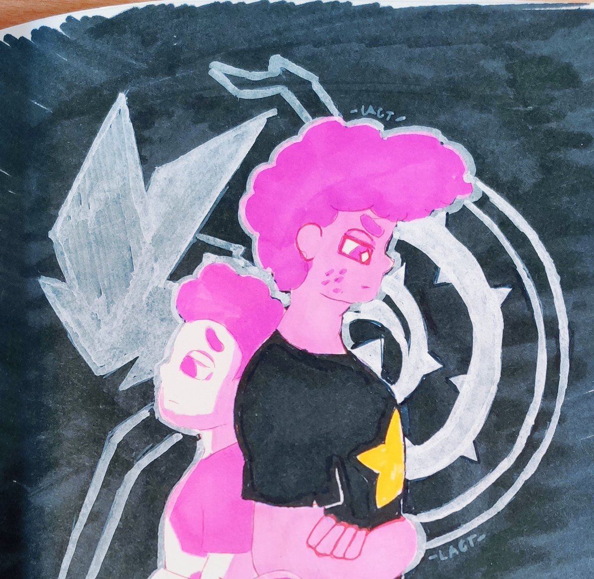 Lagt_Duck's tweet photo. I honestly love Diamond Steven design
#StevenUniverseFuture #stevenuniverse #diamondsteven #pinksteven #StevenUniverseFutureSpoilers https://t.co/f39nJcZjmX