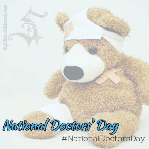 NetworkSigil's tweet photo. #NationalDoctorsDay was created to show appreciation to your #doctors. When you are well, your #doctor keeps you well. When you are #sick, there is no other person more important to you than your doctor. #doctorsday https://t.co/eZND9ABpBc