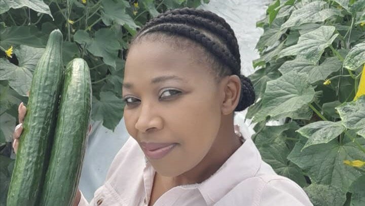 News24's tweet photo. FEEL GOOD: Ntando used R389 to buy seeds 2 years ago, she now employs 40 people and exports veggies | @W24_SA 

https://t.co/r1tOo0uLWE https://t.co/CqEFRxLCml