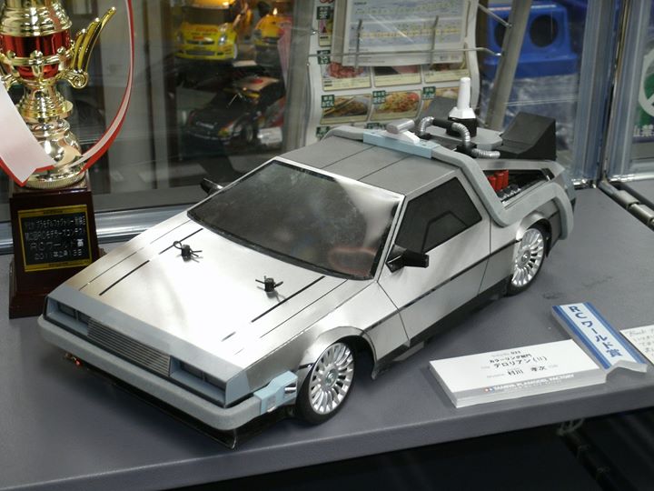 やまd Rtkpowers 昨年のタミグラにて デロリアンのラジコンを走らせたい を体現した一台 ベースボディが当時の新規ボディ アウディクワトロであることを見抜けた人は会場にどの位いたのでしょう タミヤrcガレージ デロリアン Bttf