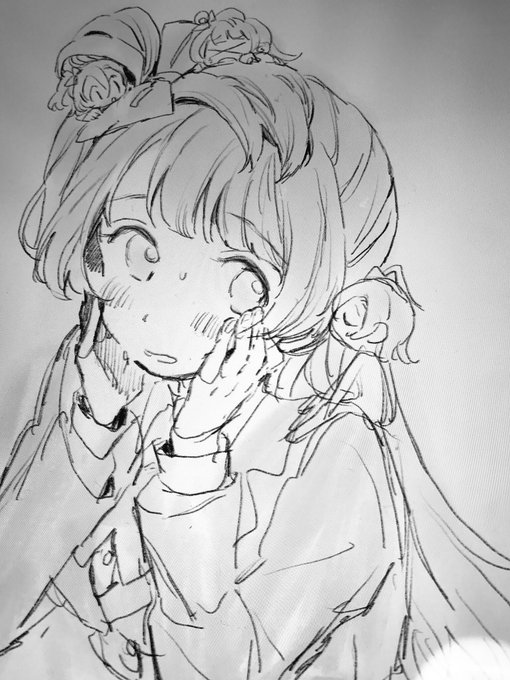 2017年9月の表紙案で描いたらくがき出てきた 