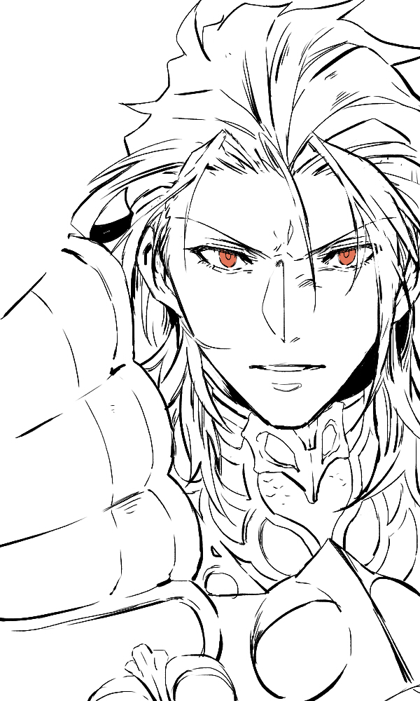 #上手い下手は別にして自分の絵柄のここが好き
しいて言うなら単色とか白黒で描いた時のこの、無駄な書込みとか、目ぢからとか… 