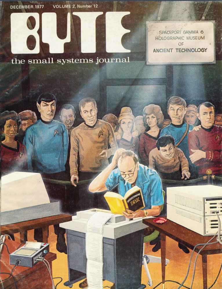 BYTE cover (Dec. 1977) (cc  @trekonomics)