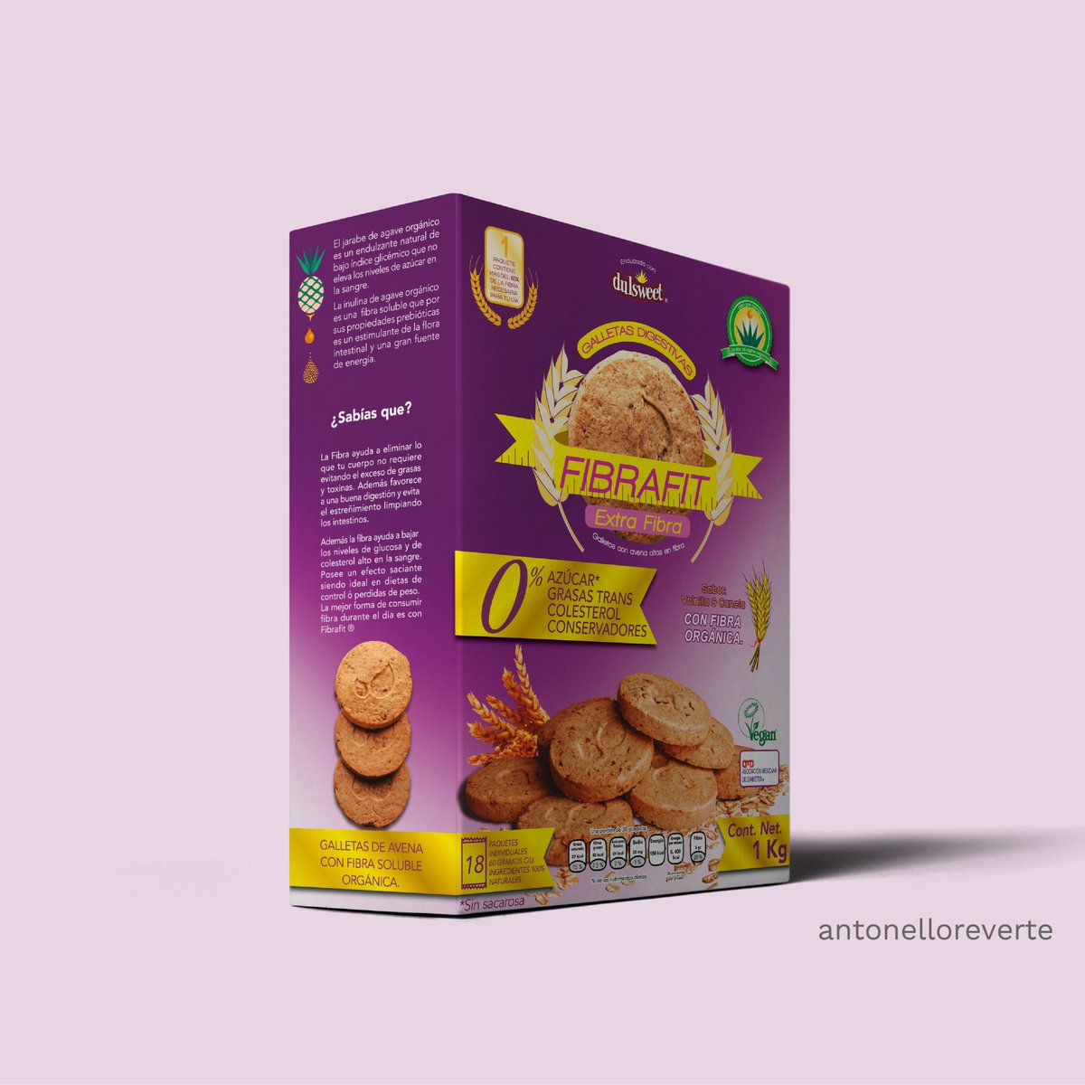 AntonelloRever2's tweet photo. 📦🌾#packaging para Fibrafit, de la familia #prorganica Galletas endulzadas con jarabe de agave organico Año 2016 #packagingdesign #graphicdesigner #graphicdesign #AntologiaReverte #vector #adobeilustrator 
#adobephotoshop #vectorillustration #design #designpackaging #printdesign https://t.co/YwXb8IRshk