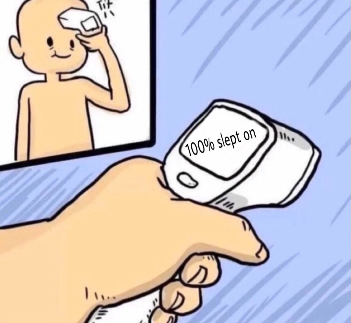 tested positive for being